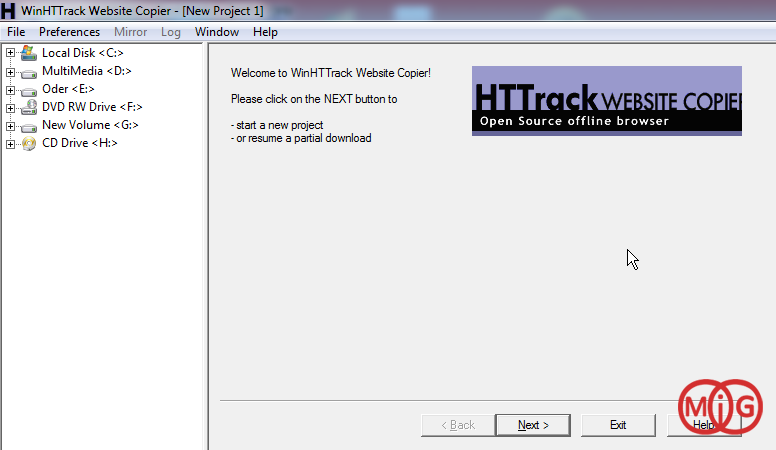 HTTrack (ویندوز ،لینوکس و اندروید)