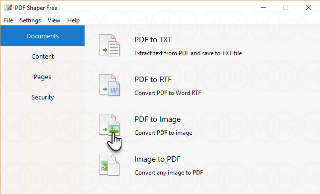 برنامه PDF Shaper