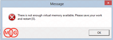 Not Enough Virtual Memory