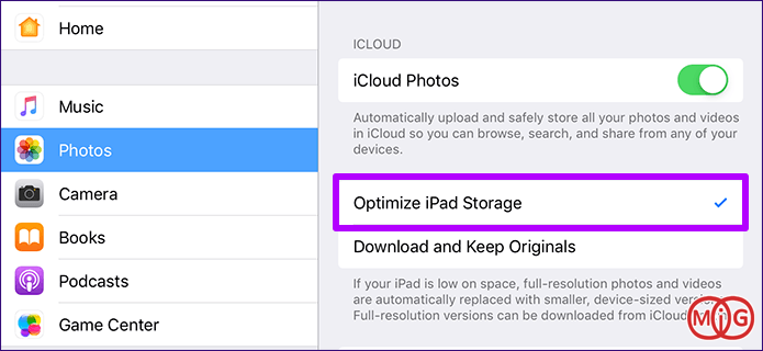 Optimize iPhone/iPad Storage