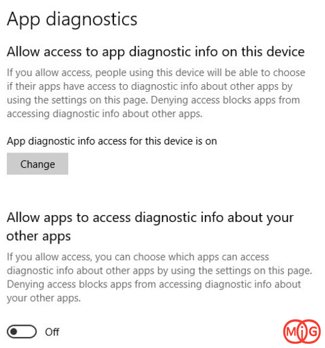 App Diagnostics
