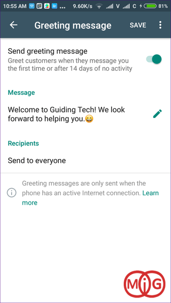 پیام های احوالپرسی (آشنایی) در واتساپ