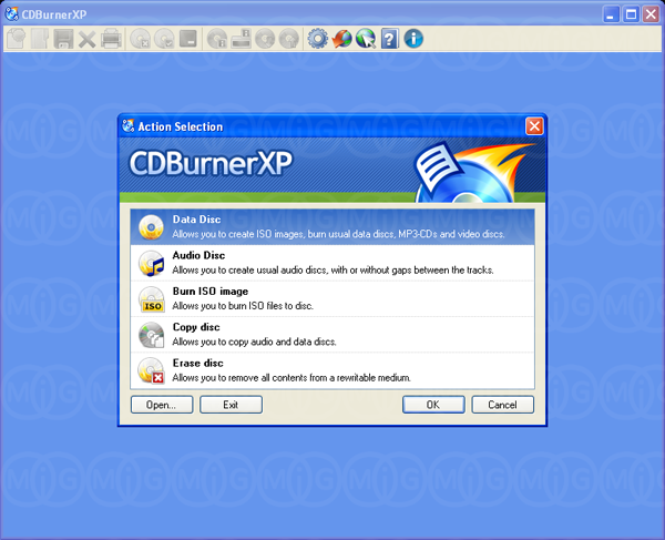 CDBurner XP برنامه