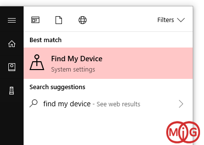 Find My device