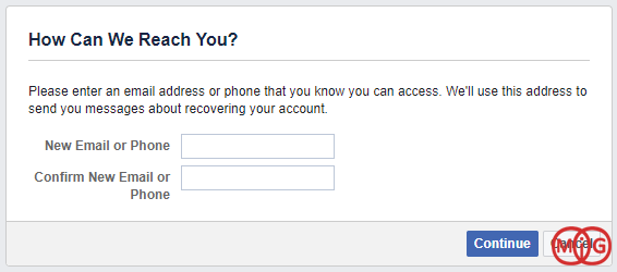 بازگرداندن رمز عبور فیس بوک