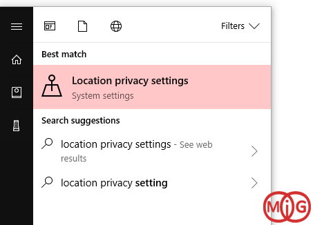 Location Privacy Settings