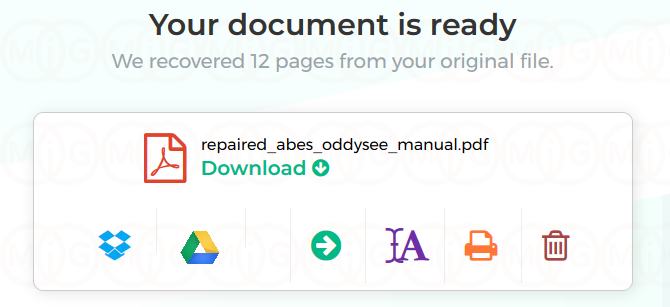 استفاده از ابزار مخصوص بازیابی فایل PDF‌