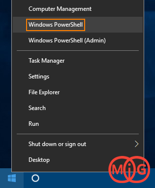 Windows PowerShell در ویندوز 10