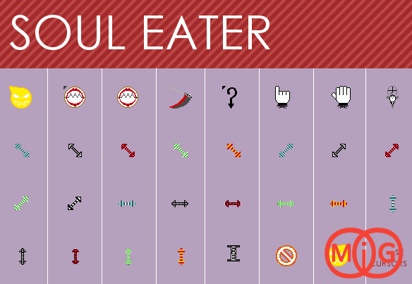 Soul Eater Cursor Set