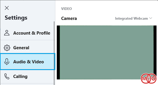 تنظیمات اسپیکر ، میکروفون و دوربین در اسکایپ