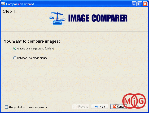 برنامه Image Comparer