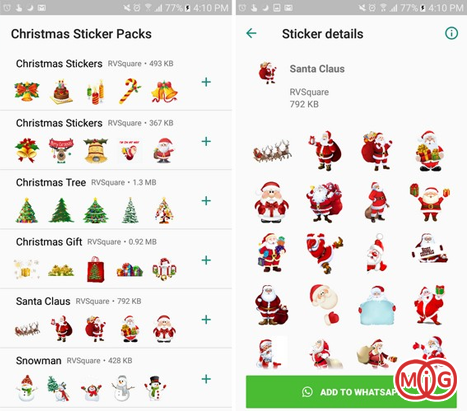 3) Christmas Stickers for WhatsApp – WASticker Apps