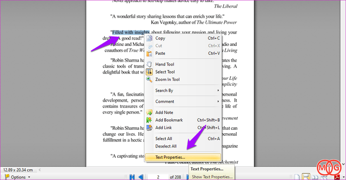 شناسایی نوع فونت یک متن در فایل PDF