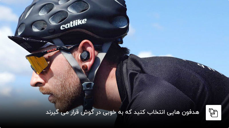 هدفون ورزشی بی سیم مشکی رنگ