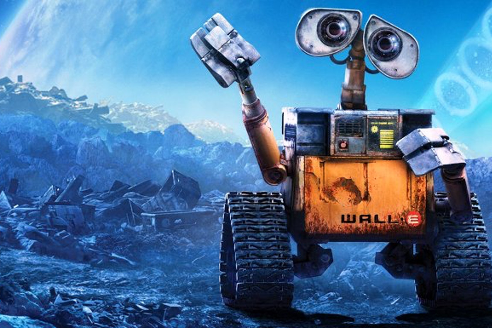 Робот мусорщик. Wall e 2008.