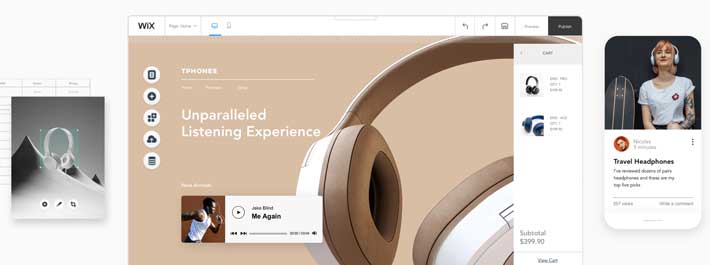 Wix.com Best Website Builder for Content Management