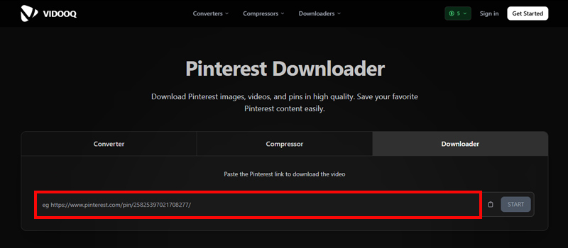 دانلود ویدیو از پینترست